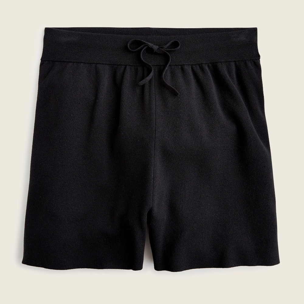 NWT J Crew Drawstring Sweater Shorts Size L